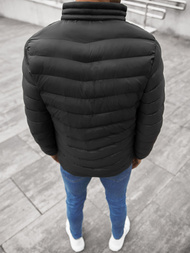 Kurtka męska przejściowa czarna OZONEE JB/JP1100Z