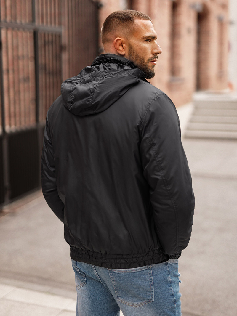 Kurtka męska czarna OZONEE JS/5M3102/392Z