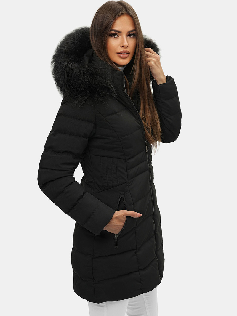 Куртка жіноча Чорна OZONEE JS/M9061/392