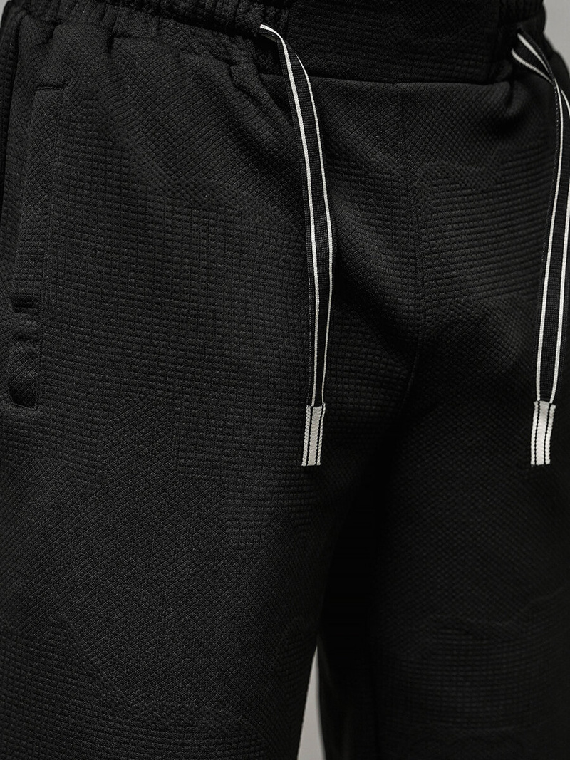 Komplet dresowy męski czarny OZONEE O/3C111/9