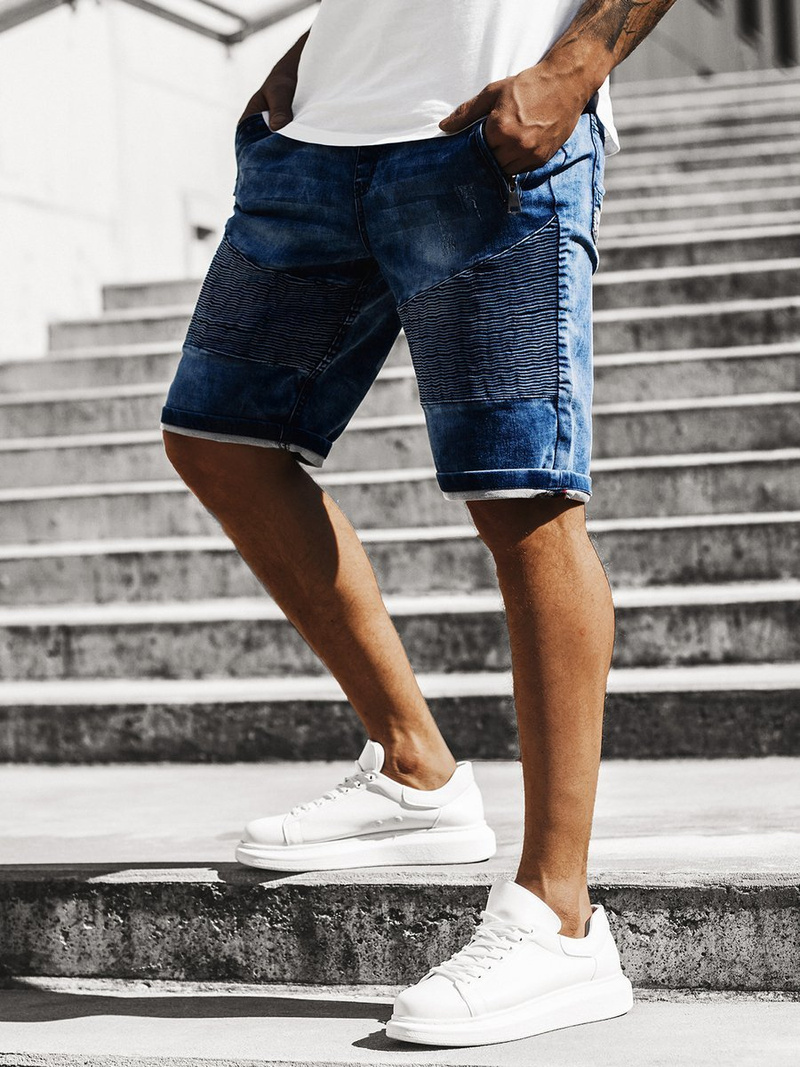 Шорти джинсові чоловічі Синi OZONEE RF/HY327/2