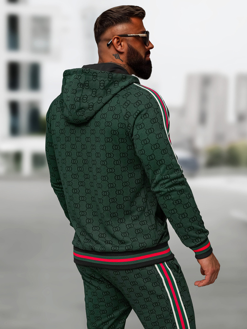 Спортивний костюм чоловічій Зелений OZONEE O/FF5111AB