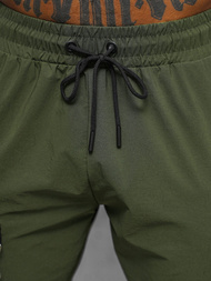 Spodnie męskie chino joggery khaki OZONEE O/PS5519