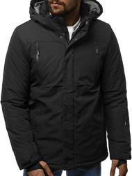 Kurtka zimowa męska czarna OZONEE O/9802