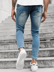 Spodnie męskie jeans niebieskie OZONEE O/B5350