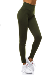 Legginsy damskie khaki OZONEE O/54609