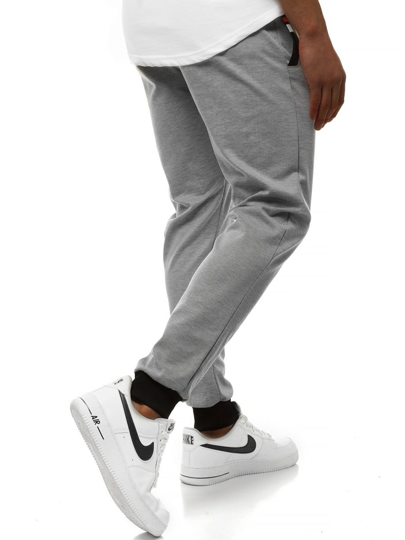 Spodnie dresowe męskie szare OZONEE JS/AM108