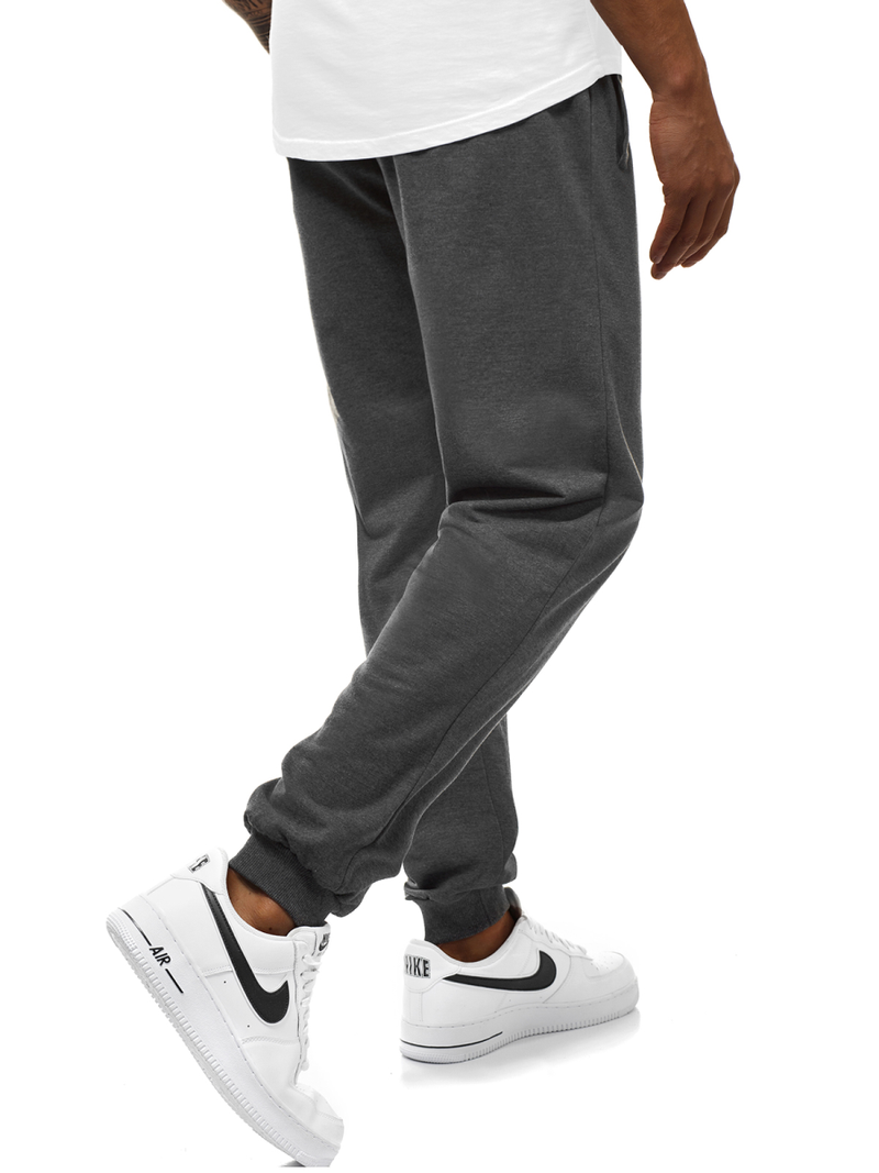 Штани спортивні чоловічі темно-сірі OZONEE JS/HH02