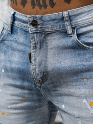 Spodenki męskie jeansowe jasno-niebieskie OZONEE NB/MP0263BC
