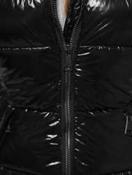 Стьобаний жіночий жилет чорний OZONEE O/DK027/1Z