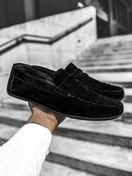 Buty męskie slip on czarne t/125