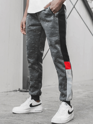 Spodnie dresowe męskie grafitowe OZONEE JS/K60006SP