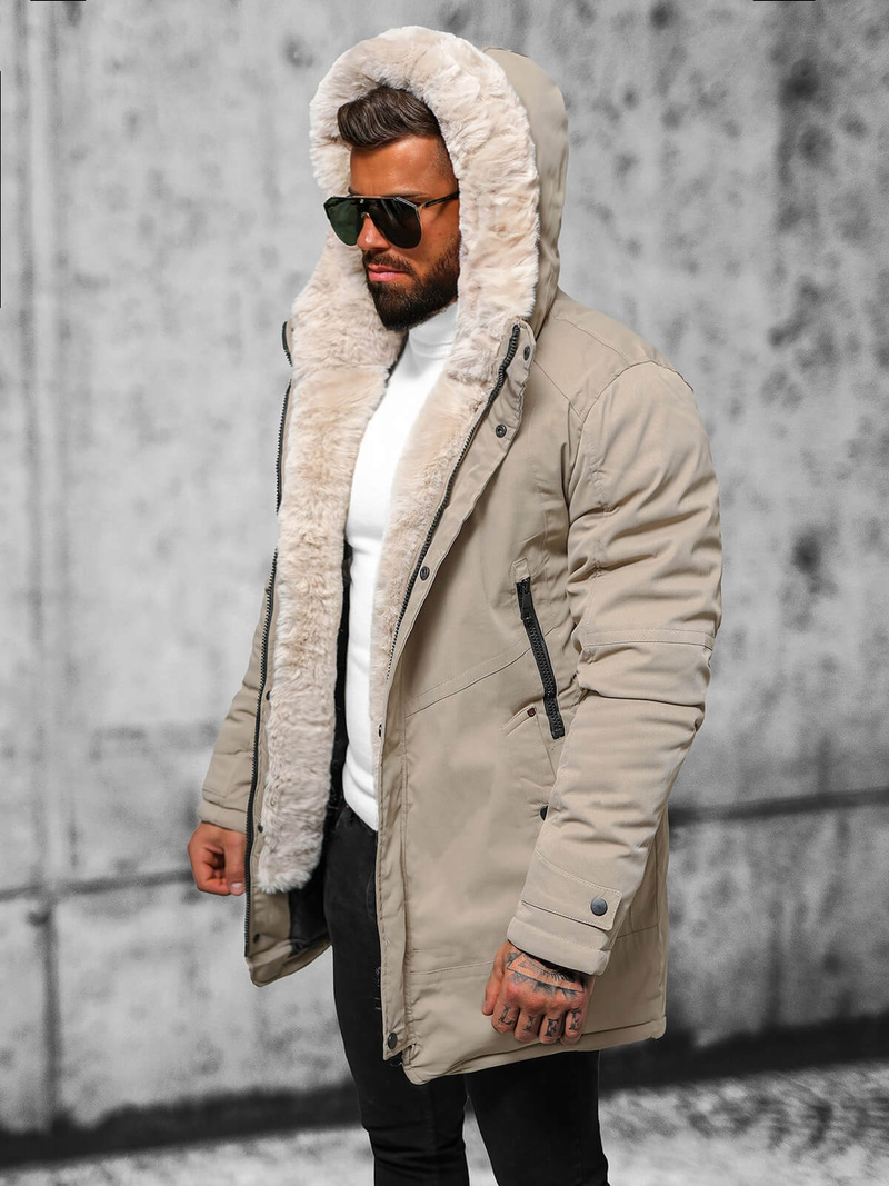 Куртка зимова чоловіча Бежева OZONEE JS/22M319/62