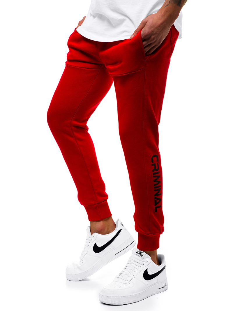 Штани спортивні чоловічі Червонi G/11129