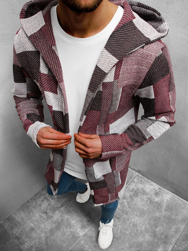 Толстовка чоловіча червона OZONEE N/3501Z