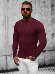 Светр чоловічій Бордовий OZONEE O/ZZ190137