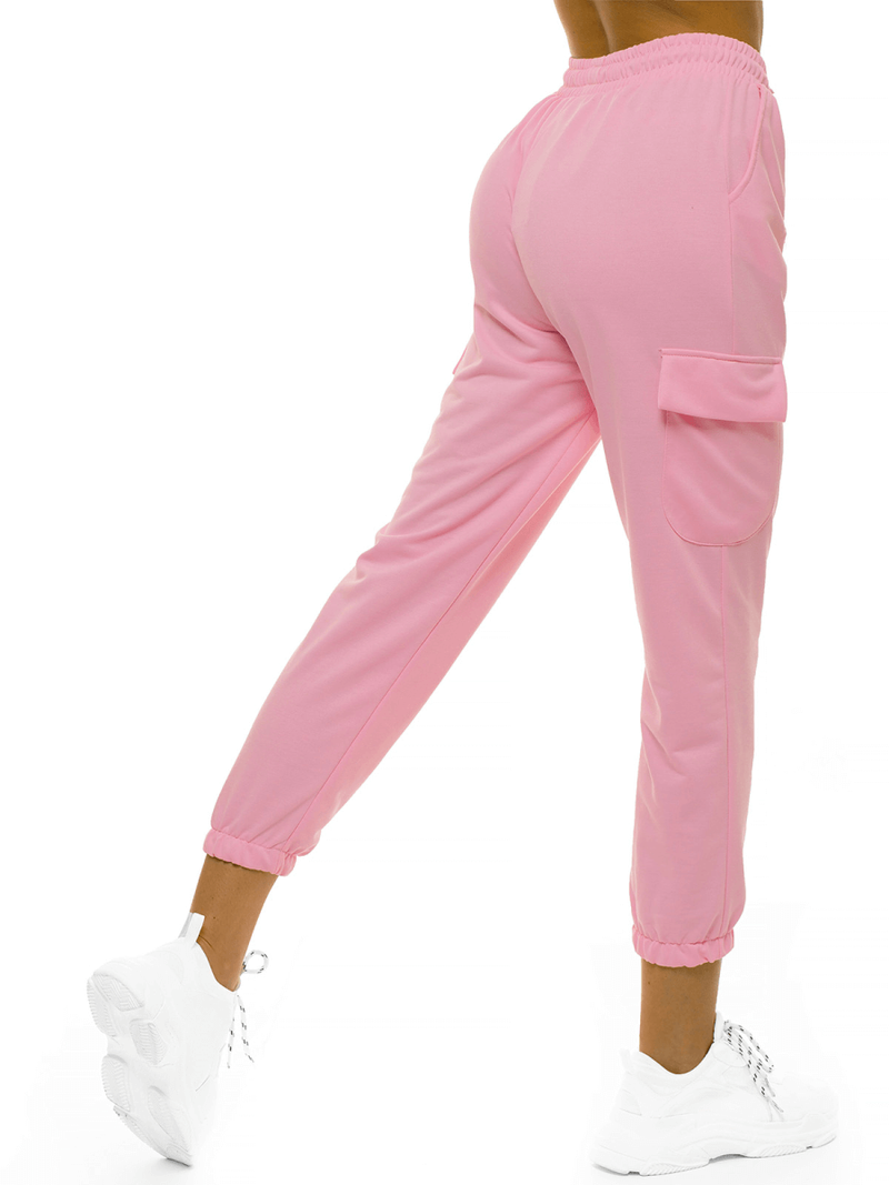 Spodnie dresowe damskie jasno-różowe OZONEE O/MB2001/21