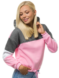 Жіноча Толстовка Рожева OZONEE JS/KSW2017