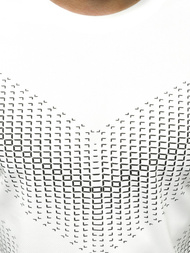 T-Shirt męski biały OZONEE JS/KS2061