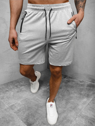 Spodenki dresowe męskie szare OZONEE JS/68061