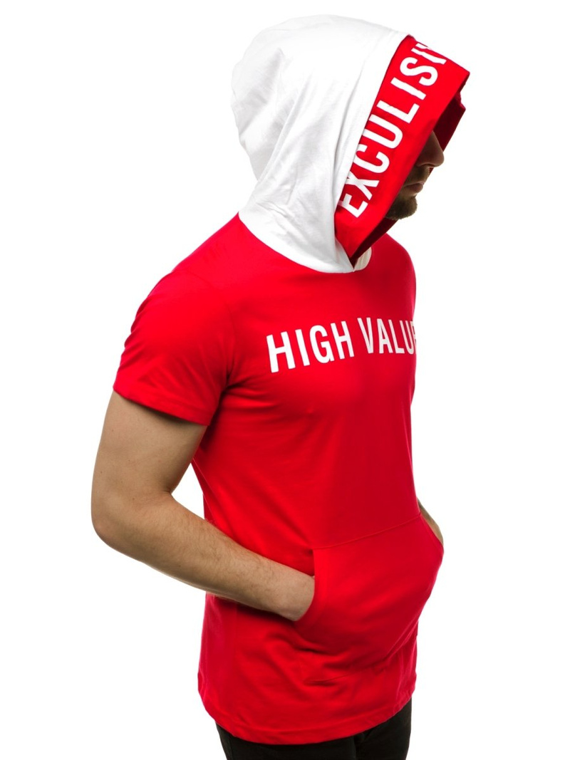 Майка чоловіча Червона OZONEE MAD/3076