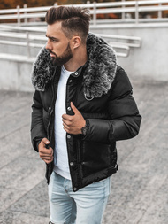 Kurtka zimowa męska czarna OZONEE O/99120