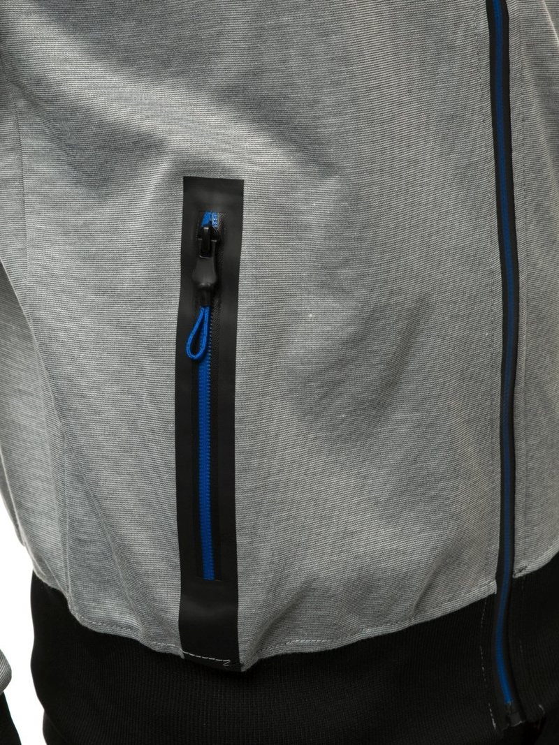 Bluza męska rozpinana szara OZONEE JS/DD20152