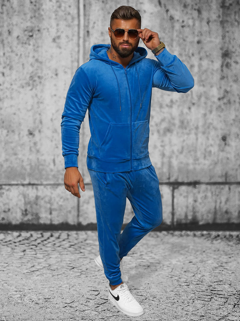 Спортивний костюм чоловічій cинiй OZONEE JS/8C1169/17