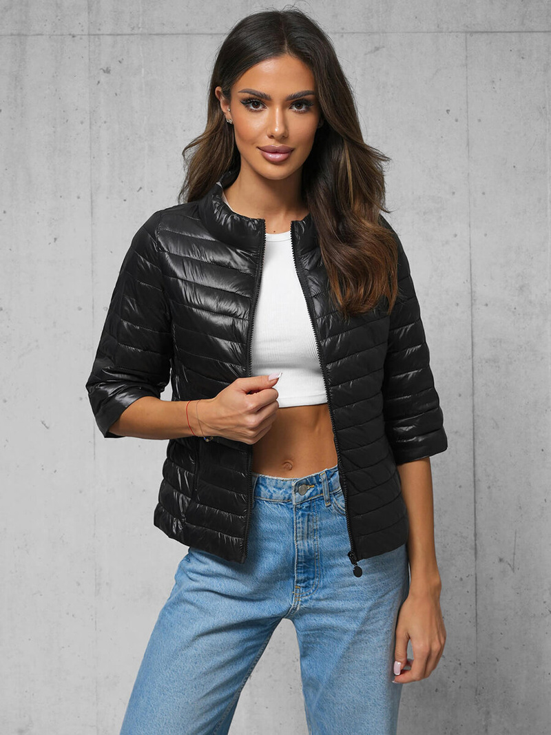 Куртка жіноча чорна OZONEE O/H891Z