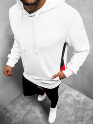 Bluza męska z kapturem biała OZONEE JS/JK99118/1Z