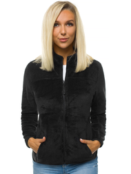Жіноча Толстовка Чорна OZONEE JS/HH001/1