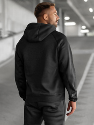 Komplet dresowy męski czarny OZONEE JS/8C1967/3