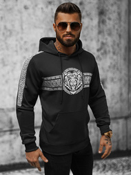 Bluza z kapturem męska czarna OZONEE JS/8B996/3