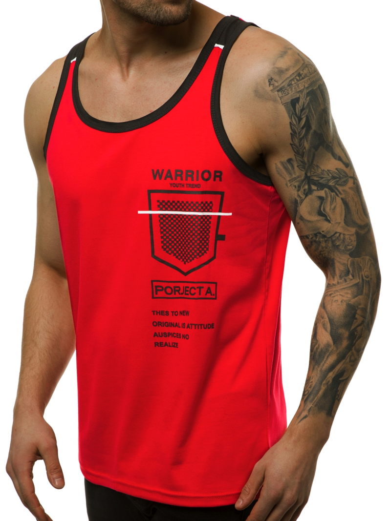 Футболка чоловіча Червона OZONEE JS/SS11076