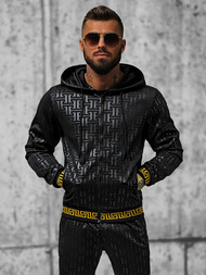 Komplet dresowy męski czarny OZONEE O/3A161