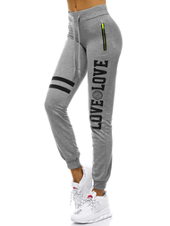 Spodnie dresowe damskie szare OZONEE O/9927