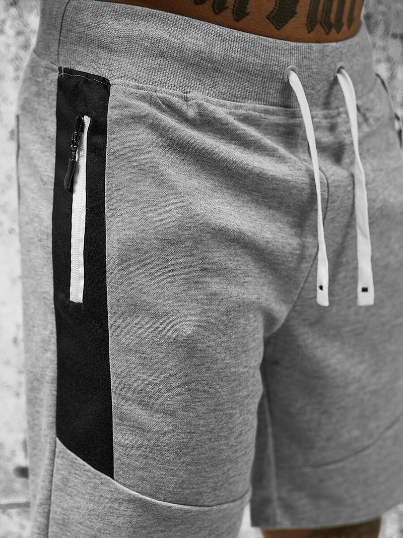 Шорти чоловічі Сiрий OZONEE JS/8K936