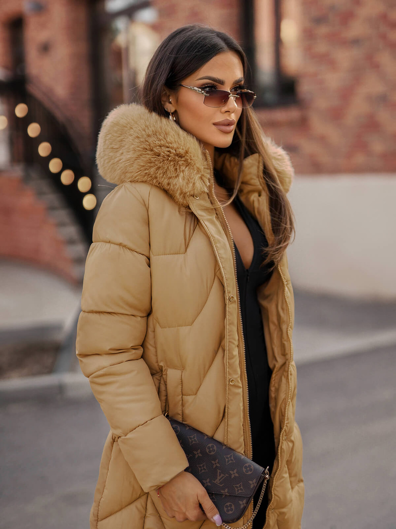 Куртка жіноча Бежева OZONEE JS/16M9202/62