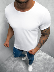 T-Shirt męski biały OZONEE O/1208Z 