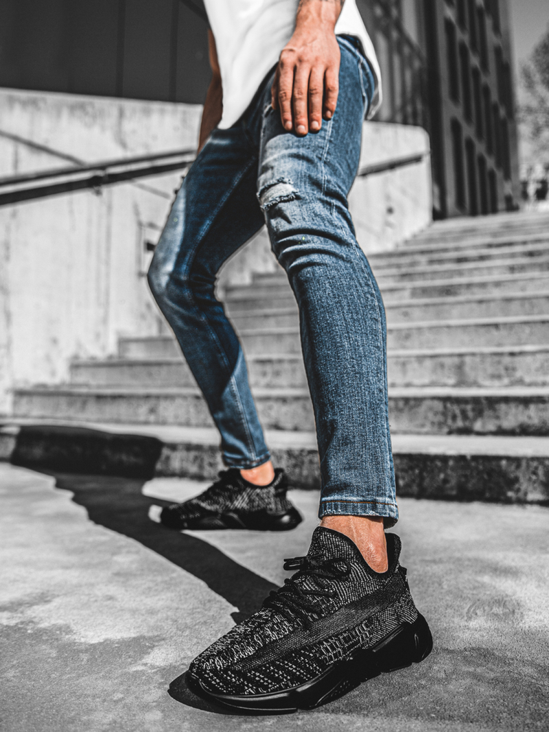 Снікерси Чорнi OZONEE O/503