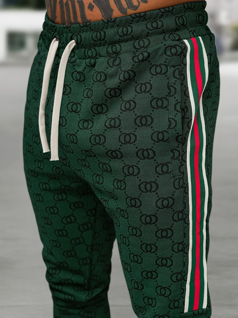 Спортивний костюм чоловічій Зелений OZONEE O/FF5111AB