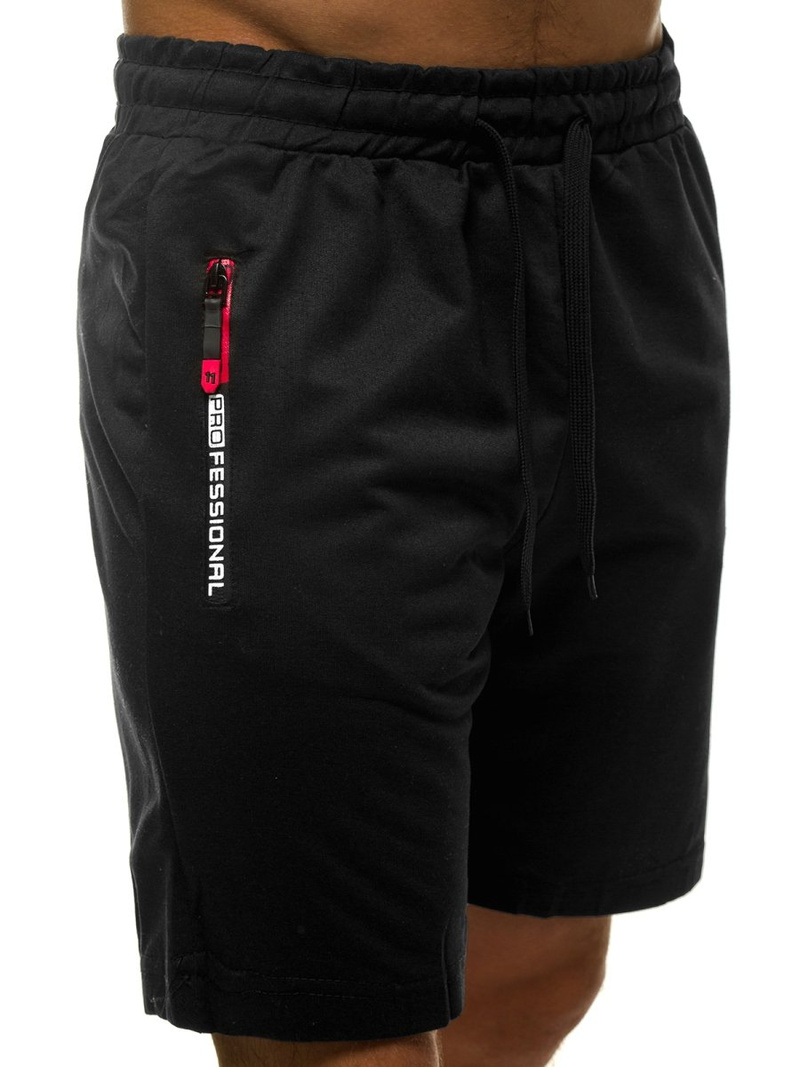 Spodenki męskie czarne OZONEE JS/XW51