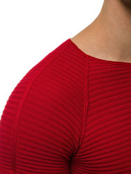 Светр чоловічій Бордовий OZONEE L/2297