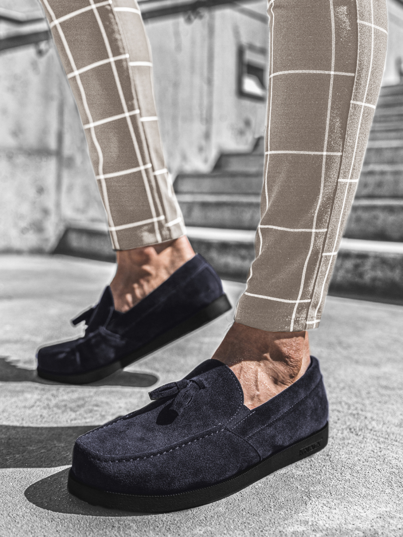 Чоловіче взуття снікерси Slip On Темно-Синi O/KN07