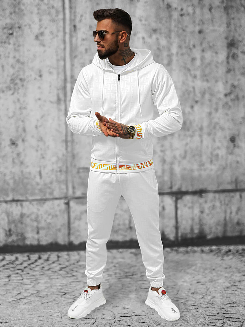 Чоловічий спортивний комплект Бiлий OZONEE O/3A161