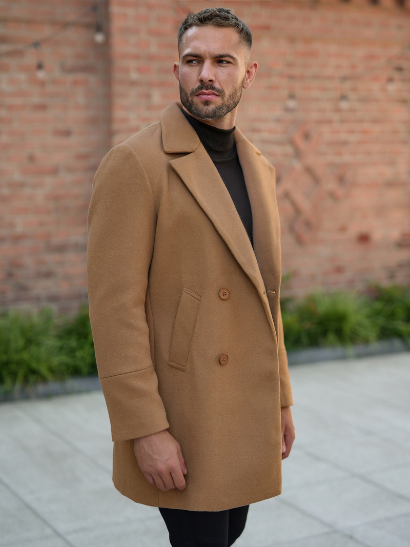 Пальто чоловіче Гiрчичнi OZONEE JS/11Z8269