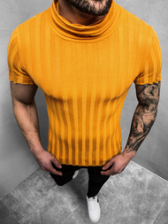 Светр чоловічій Гiрчичний OZONEE L/2294Z