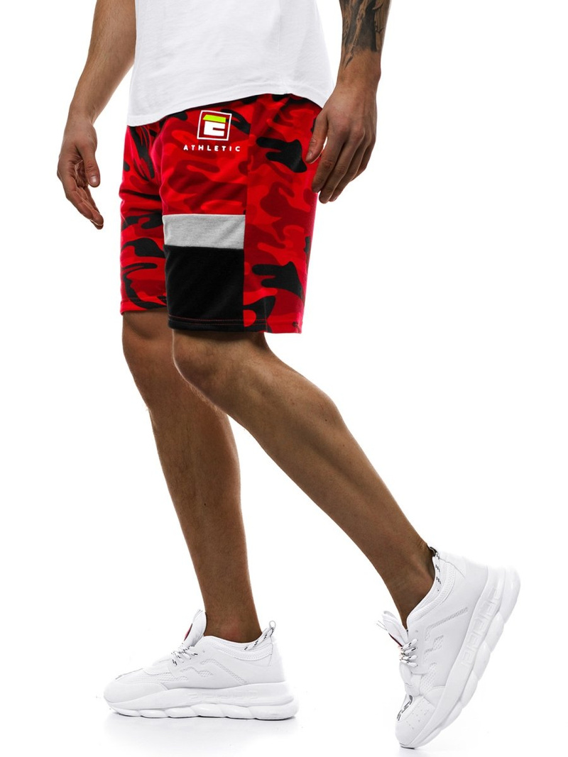 Spodenki męskie czerwone OZONEE JS/KK300160