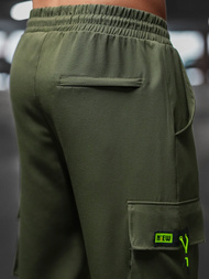 Spodnie męskie chino joggery khaki OZONEE O/CP150Z