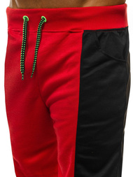 Шорти чоловічі Червоно-чорні OZONEE JS/81016Z